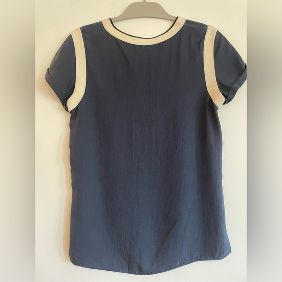 Rag & Bone Navy silk top, size S. - Picture 2 of 5
